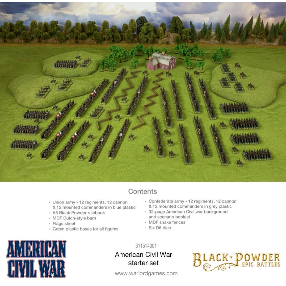 Warlord Games - Black Powder Epic Battles: American Civil War Starter Set